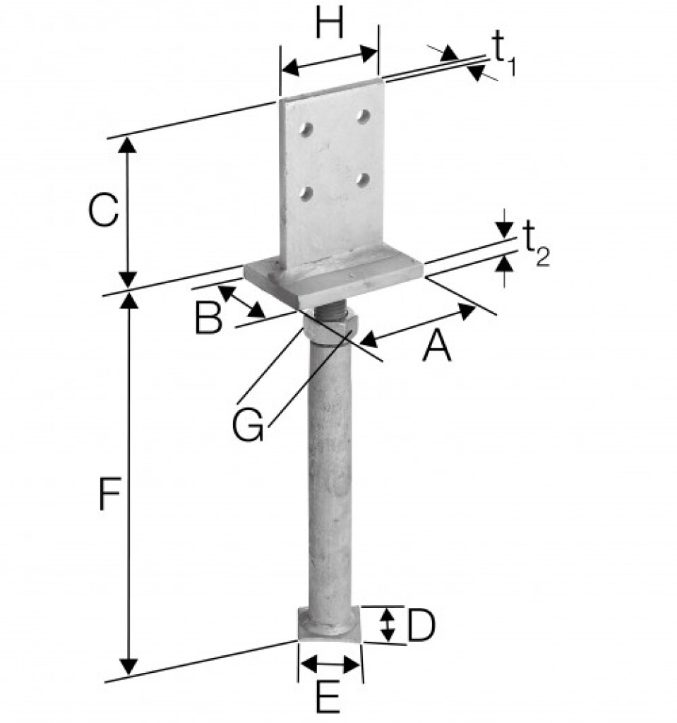 Column shoe Vario I (Simpson)